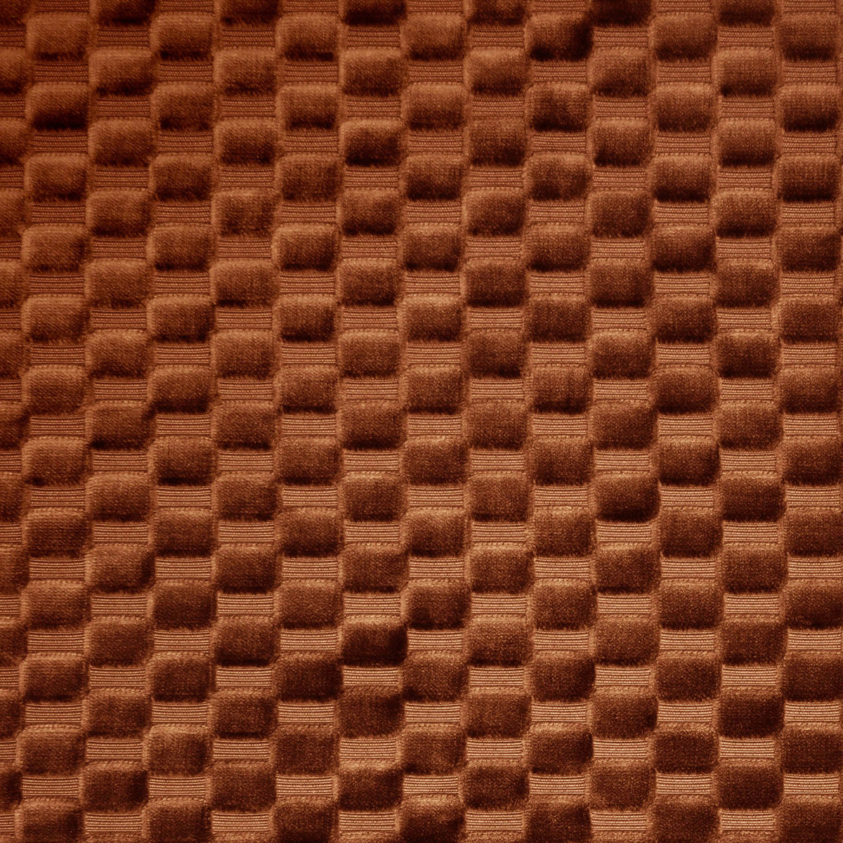 Nolan Textured Velvet Geometric Grid Fabric