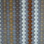 Aiden Geo Chunky Stripe Cut Velvet Upholstery Fabric